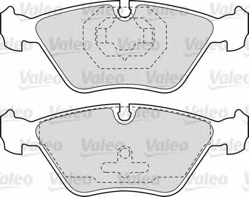 Valeo 598616 Brake Pad Set, disc brake 598616: Buy near me in Poland at 2407.PL - Good price!