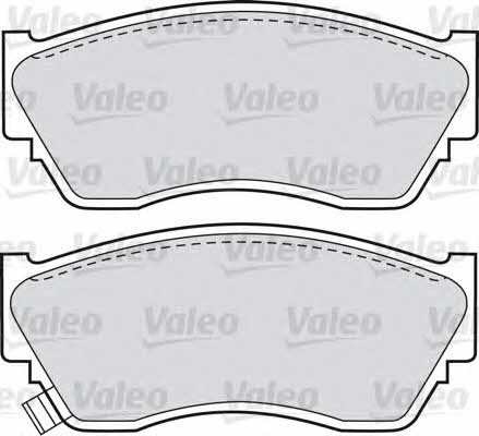 Valeo 598628 Brake Pad Set, disc brake 598628: Buy near me in Poland at 2407.PL - Good price!