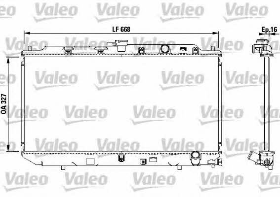 Valeo 819193 Радиатор охлаждения двигателя 819193: Отличная цена - Купить в Польше на 2407.PL!