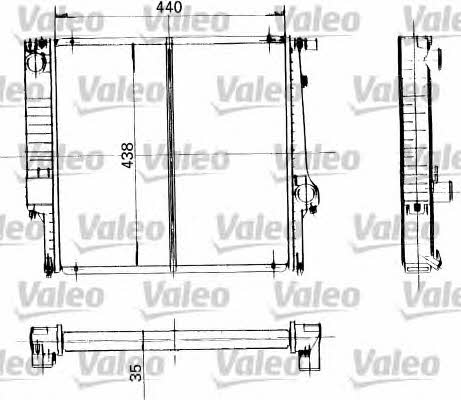 Valeo 819399 Радиатор охлаждения двигателя 819399: Отличная цена - Купить в Польше на 2407.PL!