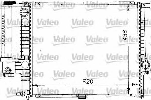 Valeo 819412 Радиатор охлаждения двигателя 819412: Отличная цена - Купить в Польше на 2407.PL!
