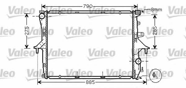 Valeo 734741 Radiator, engine cooling 734741: Buy near me at 2407.PL in Poland at an Affordable price!