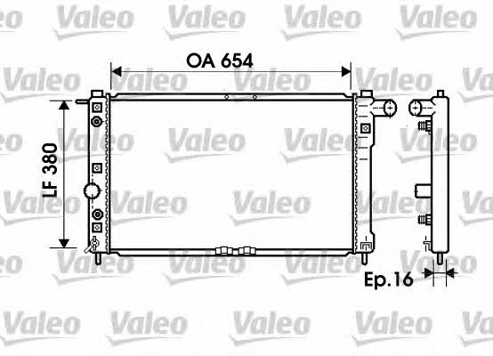 Valeo 734765 Chłodnica, układ chłodzenia silnika 734765: Dobra cena w Polsce na 2407.PL - Kup Teraz!