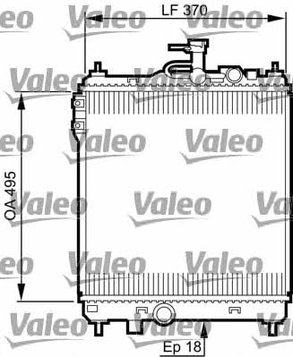 Valeo 734914 Radiator, engine cooling 734914: Buy near me in Poland at 2407.PL - Good price!