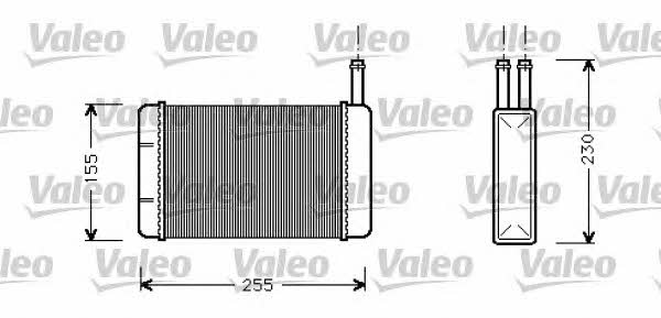 Valeo 812057 Heat exchanger, interior heating 812057: Buy near me in Poland at 2407.PL - Good price!