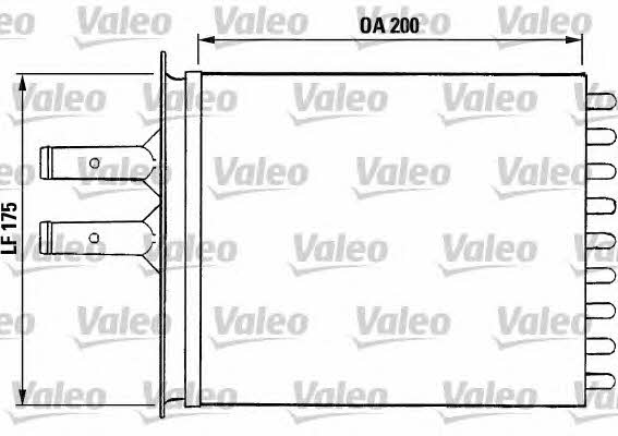 Valeo 812081 Heat exchanger, interior heating 812081: Buy near me in Poland at 2407.PL - Good price!