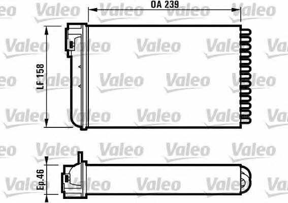 Valeo 812110 Радиатор отопителя салона 812110: Отличная цена - Купить в Польше на 2407.PL!