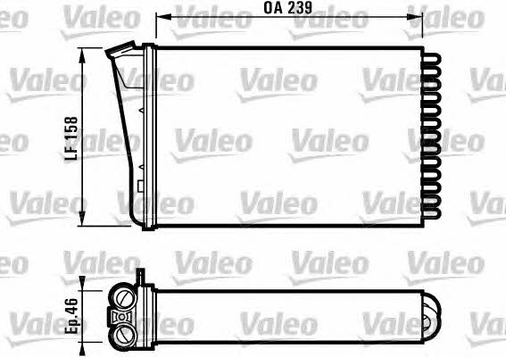 Valeo 812126 Heat exchanger, interior heating 812126: Buy near me in Poland at 2407.PL - Good price!