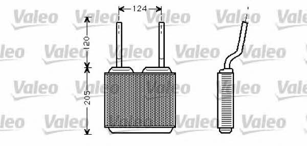 Valeo 812146 Heat exchanger, interior heating 812146: Buy near me in Poland at 2407.PL - Good price!