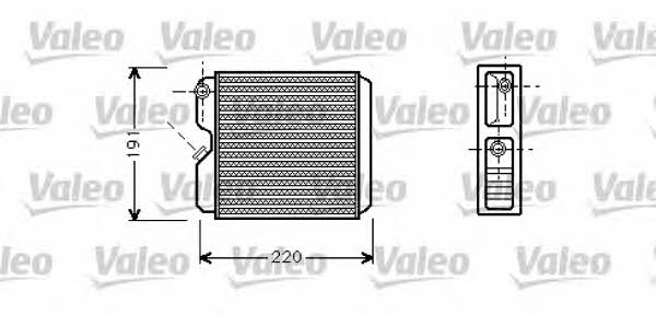 Valeo 812147 Радиатор отопителя салона 812147: Отличная цена - Купить в Польше на 2407.PL!