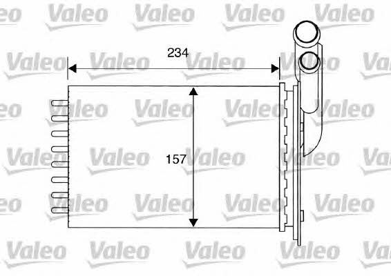 Valeo 812157 Heat exchanger, interior heating 812157: Buy near me in Poland at 2407.PL - Good price!