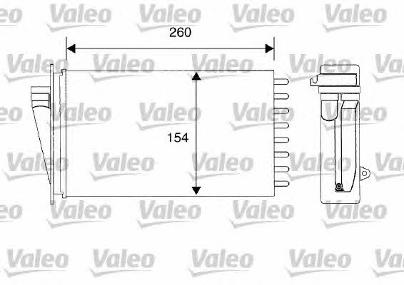 Valeo 812194 Heat exchanger, interior heating 812194: Buy near me in Poland at 2407.PL - Good price!