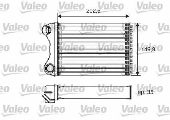Valeo 812211 Heat exchanger, interior heating 812211: Buy near me in Poland at 2407.PL - Good price!