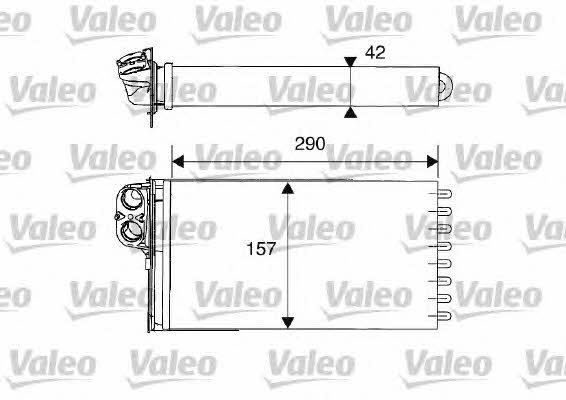 Valeo 812212 Радиатор отопителя салона 812212: Отличная цена - Купить в Польше на 2407.PL!
