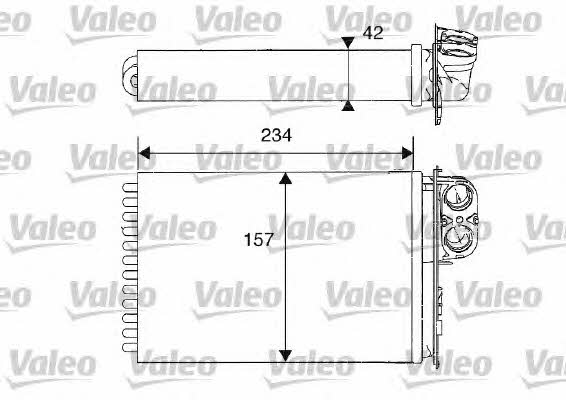 Valeo 812215 Heat exchanger, interior heating 812215: Buy near me in Poland at 2407.PL - Good price!