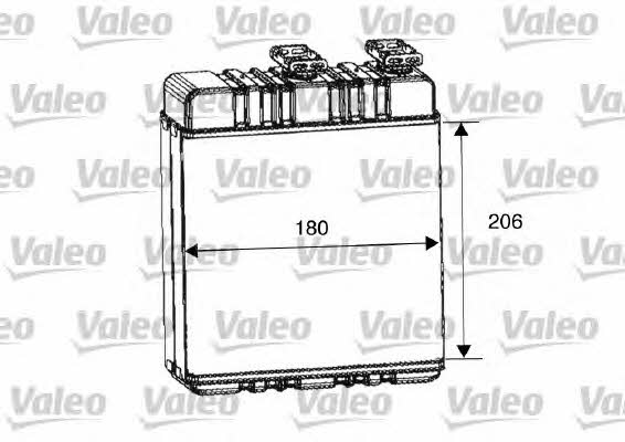 Valeo 812222 Heat exchanger, interior heating 812222: Buy near me in Poland at 2407.PL - Good price!