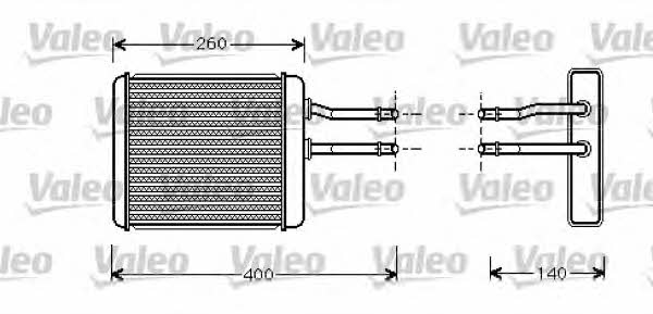 Valeo 812278 Heat exchanger, interior heating 812278: Buy near me in Poland at 2407.PL - Good price!