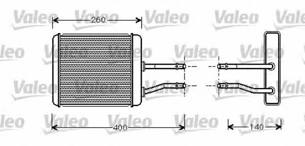 Valeo 812279 Heat exchanger, interior heating 812279: Buy near me in Poland at 2407.PL - Good price!