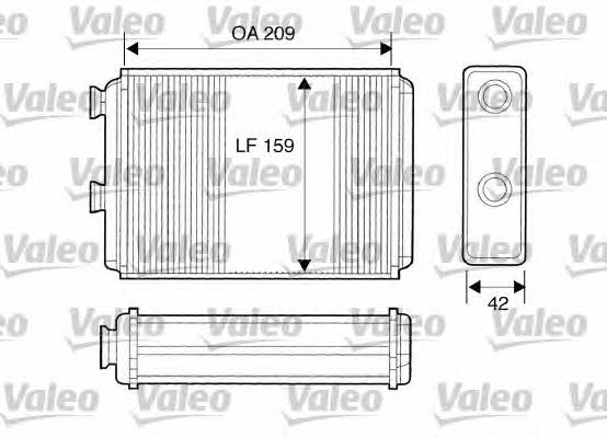 Valeo 812280 Heat exchanger, interior heating 812280: Buy near me at 2407.PL in Poland at an Affordable price!