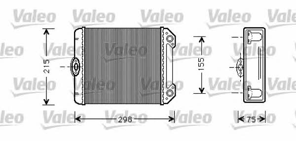 Valeo 812299 Heat exchanger, interior heating 812299: Buy near me in Poland at 2407.PL - Good price!