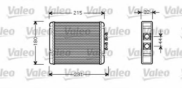 Valeo 812319 Радиатор отопителя салона 812319: Отличная цена - Купить в Польше на 2407.PL!