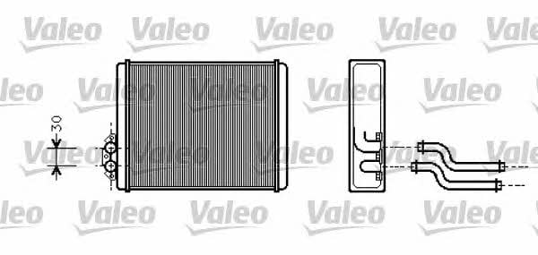 Valeo 812326 Heat exchanger, interior heating 812326: Buy near me in Poland at 2407.PL - Good price!
