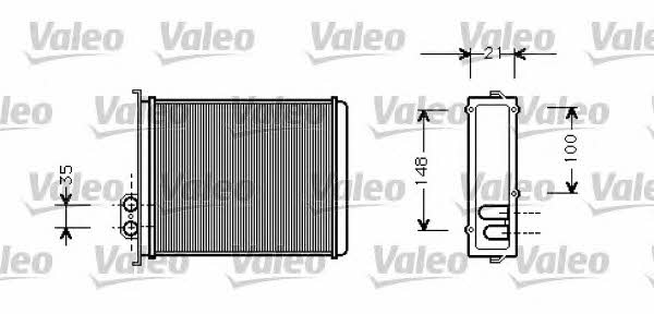 Valeo 812327 Heat exchanger, interior heating 812327: Buy near me in Poland at 2407.PL - Good price!