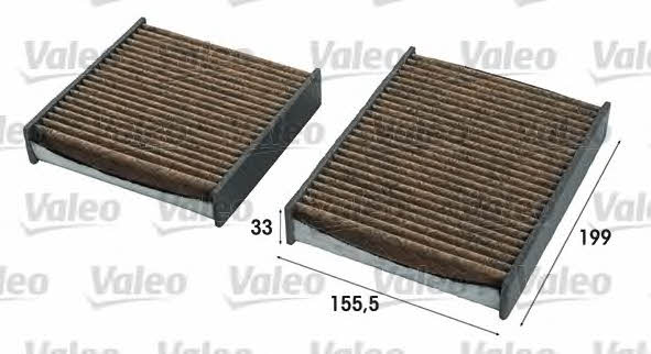 Valeo 701007 Activated Carbon Cabin Filter 701007: Buy near me in Poland at 2407.PL - Good price!