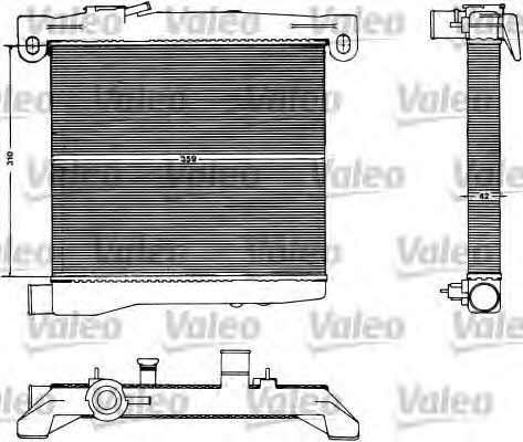Valeo 883428 Radiator, engine cooling 883428: Buy near me at 2407.PL in Poland at an Affordable price!