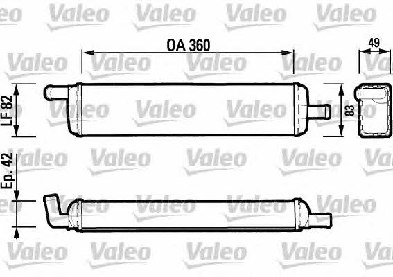 Valeo 883473 Радіатор опалювача салону 883473: Приваблива ціна - Купити у Польщі на 2407.PL!