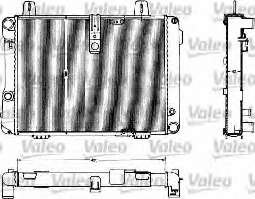 Valeo 883504 Радиатор охлаждения двигателя 883504: Отличная цена - Купить в Польше на 2407.PL!