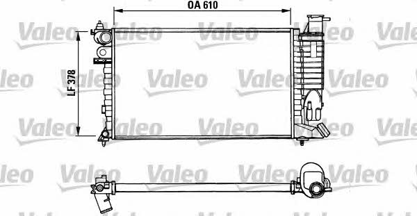 Valeo 731010 Radiator, engine cooling 731010: Buy near me at 2407.PL in Poland at an Affordable price!