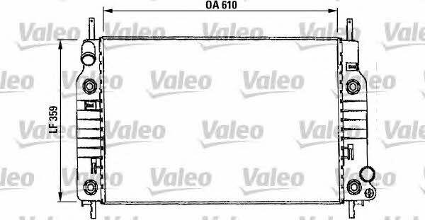 Valeo 731017 Радіатор охолодження двигуна 731017: Приваблива ціна - Купити у Польщі на 2407.PL!
