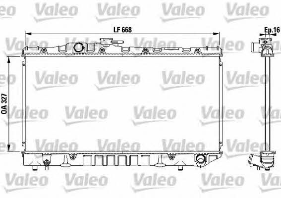 Valeo 731115 Radiator, engine cooling 731115: Buy near me in Poland at 2407.PL - Good price!