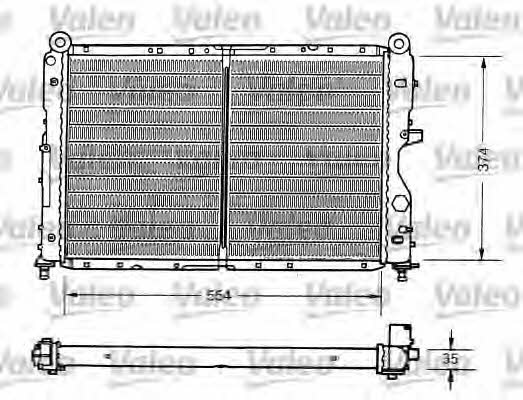 Valeo 731159 Радиатор охлаждения двигателя 731159: Отличная цена - Купить в Польше на 2407.PL!