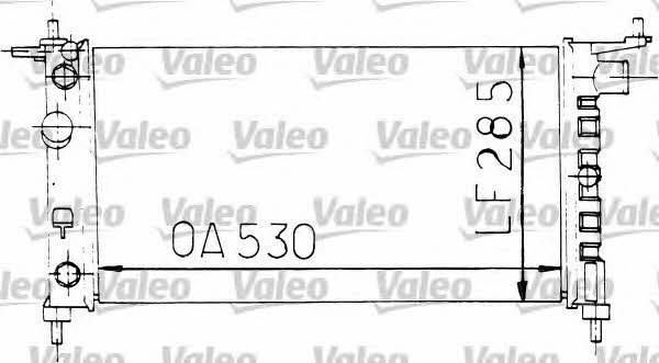 Valeo 731178 Radiator, engine cooling 731178: Buy near me in Poland at 2407.PL - Good price!