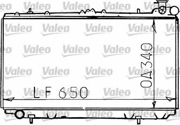 Valeo 731193 Radiator, engine cooling 731193: Buy near me in Poland at 2407.PL - Good price!