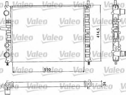 Valeo 731302 Radiator, engine cooling 731302: Buy near me in Poland at 2407.PL - Good price!