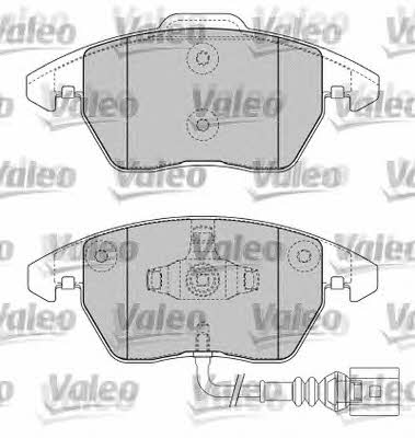 Valeo 598635 Brake Pad Set, disc brake 598635: Buy near me in Poland at 2407.PL - Good price!