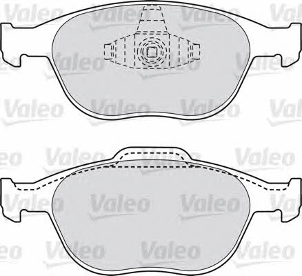 Valeo 598639 Brake Pad Set, disc brake 598639: Buy near me in Poland at 2407.PL - Good price!