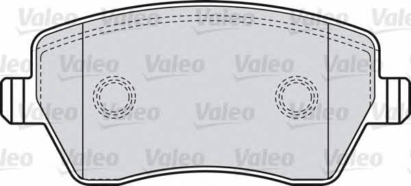 Valeo 598641 Тормозные колодки дисковые, комплект 598641: Отличная цена - Купить в Польше на 2407.PL!