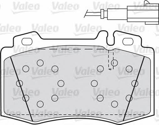 Valeo 598659 Brake Pad Set, disc brake 598659: Buy near me in Poland at 2407.PL - Good price!