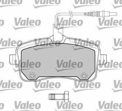 Valeo 598662 Brake Pad Set, disc brake 598662: Buy near me in Poland at 2407.PL - Good price!