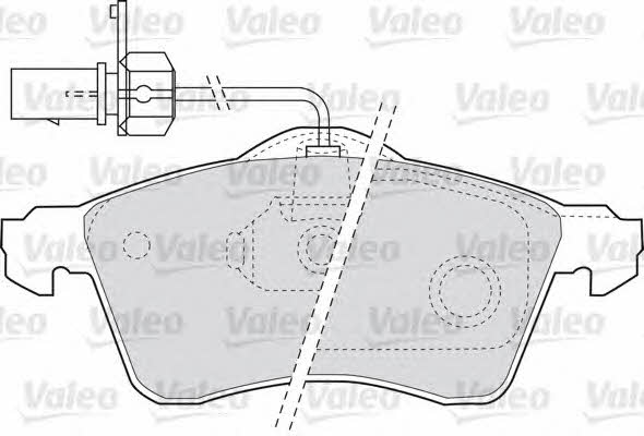 Valeo 598676 Гальмівні колодки, комплект 598676: Купити у Польщі - Добра ціна на 2407.PL!