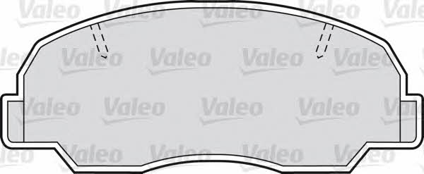 Valeo 598685 Brake Pad Set, disc brake 598685: Buy near me in Poland at 2407.PL - Good price!
