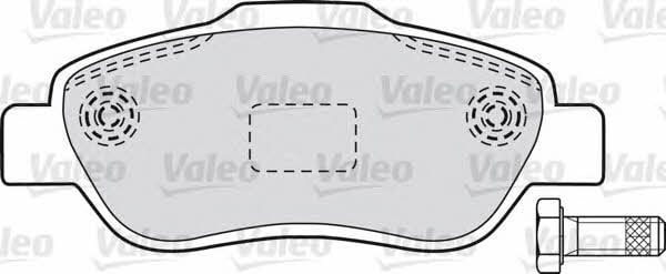 Valeo 598696 Brake Pad Set, disc brake 598696: Buy near me in Poland at 2407.PL - Good price!