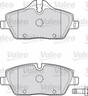 Valeo 598699 Brake Pad Set, disc brake 598699: Buy near me in Poland at 2407.PL - Good price!