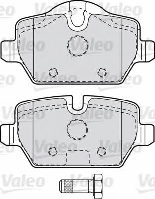 Valeo 598701 Brake Pad Set, disc brake 598701: Buy near me in Poland at 2407.PL - Good price!