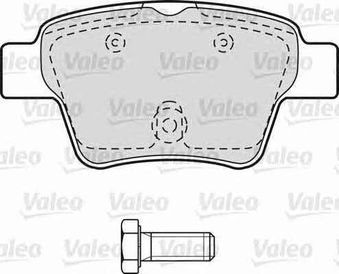 Valeo 598702 Brake Pad Set, disc brake 598702: Buy near me in Poland at 2407.PL - Good price!
