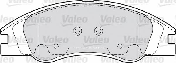 Valeo 598705 Тормозные колодки дисковые, комплект 598705: Отличная цена - Купить в Польше на 2407.PL!